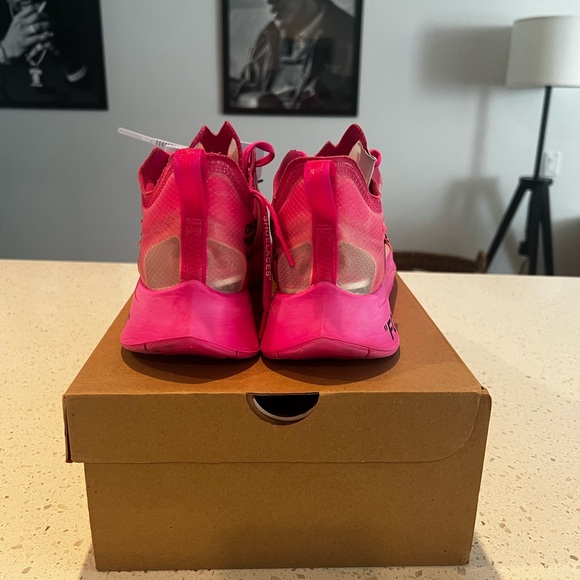 Nike Off White Pink Zoom Fly - Picture 4 of 6
